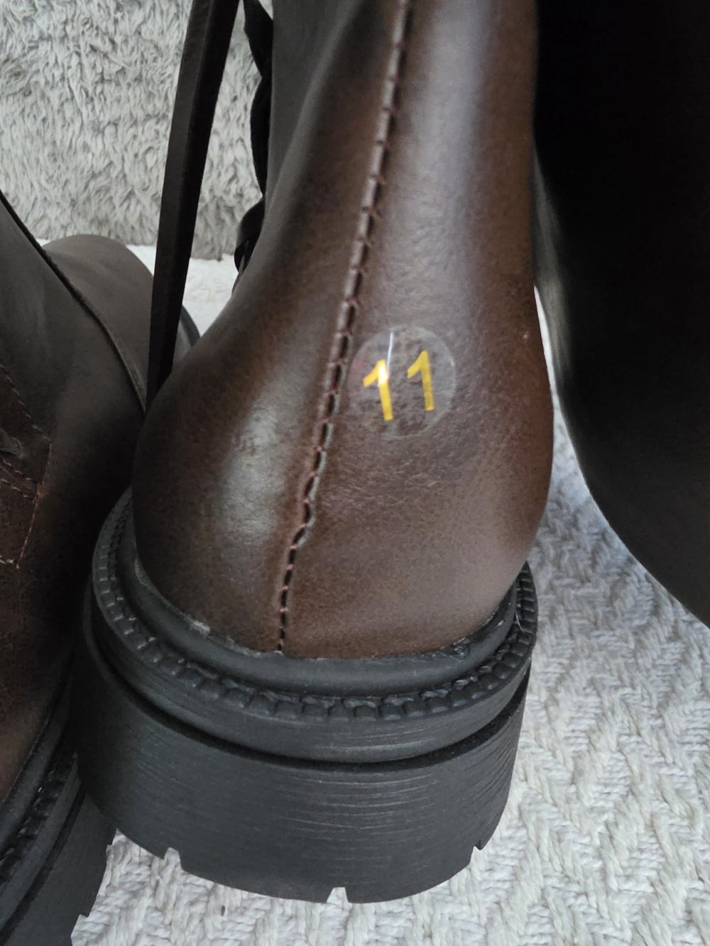 Medieval Pirate Boots Renaissance Boots for Men Size 11Mid Calf Lace up Gothic - Picture 15 of 16